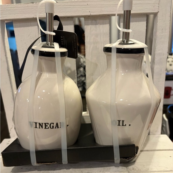 Rae Dunn/Disney Black and White Cruet Set - Picture 3 of 3